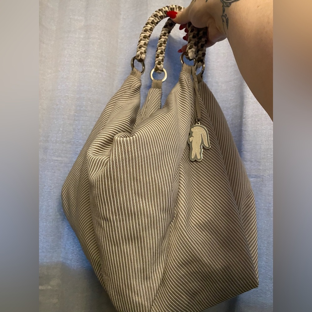 Lacoste Canvas Hobo